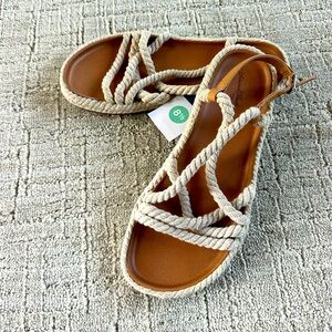 Size 8 1/2 never worn sandals from Target